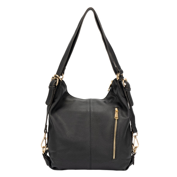 Dual-use Hobo Shoulder Bag Convertible Backpack