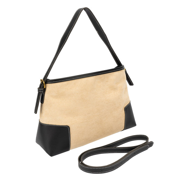 Lavawa Patchwork Satchel Handbag Shoulder Bag Crossbody Bag Purse