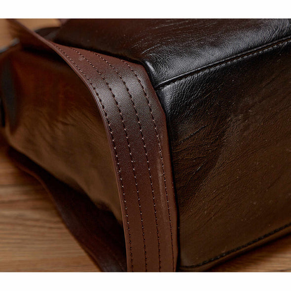 Leather Stitch Handbag Crossbody Bag Shoulder Bag Purse