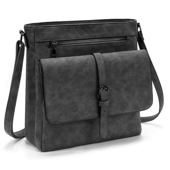Crossbody Purses for Women, Medium Size Zipper Pocket Adjustable Strap, Soft Leather Women's Shoulder Handbags